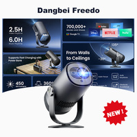 Dangbei Freedo Google TV Laser Projector 1080P 450 ISO Lumens DLP Mini Projectors Built-in Battery WiFi6 Dolby Audio 6W Speakers