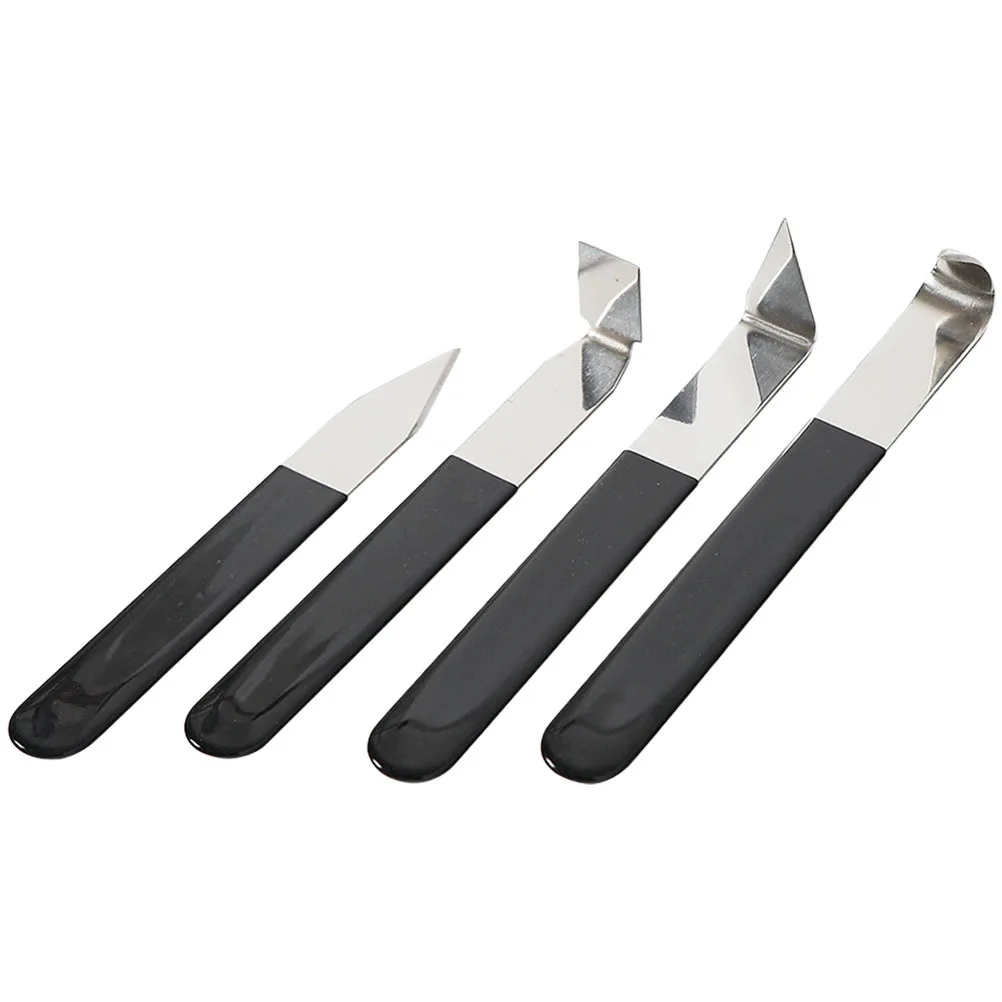

4Pcs Clay Sculpting Tools Carving Cutter Ergonomic Handle for DIY Pottery Sculpting Carve Cutter Handcraft Tools