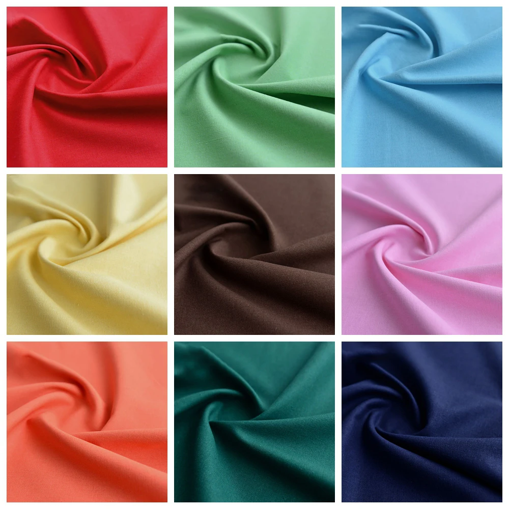 Sewing Geotextile Fabric - Chainho,Cotton Linen Fabric,Solid Color,DIY Sewing Quilting