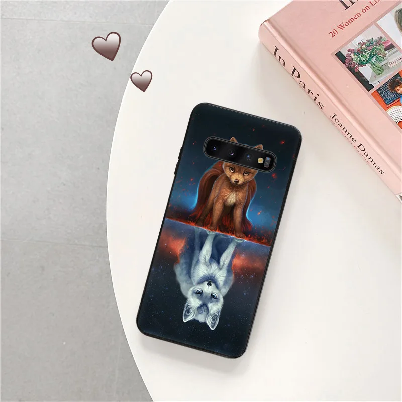 Phone Case For Samsung Galaxy S23 Ultra S22 Plus 5G S21 FE S20 S10 E Lite S9 S8 Animal Raccoon Fox Soft Camera Protective Cover