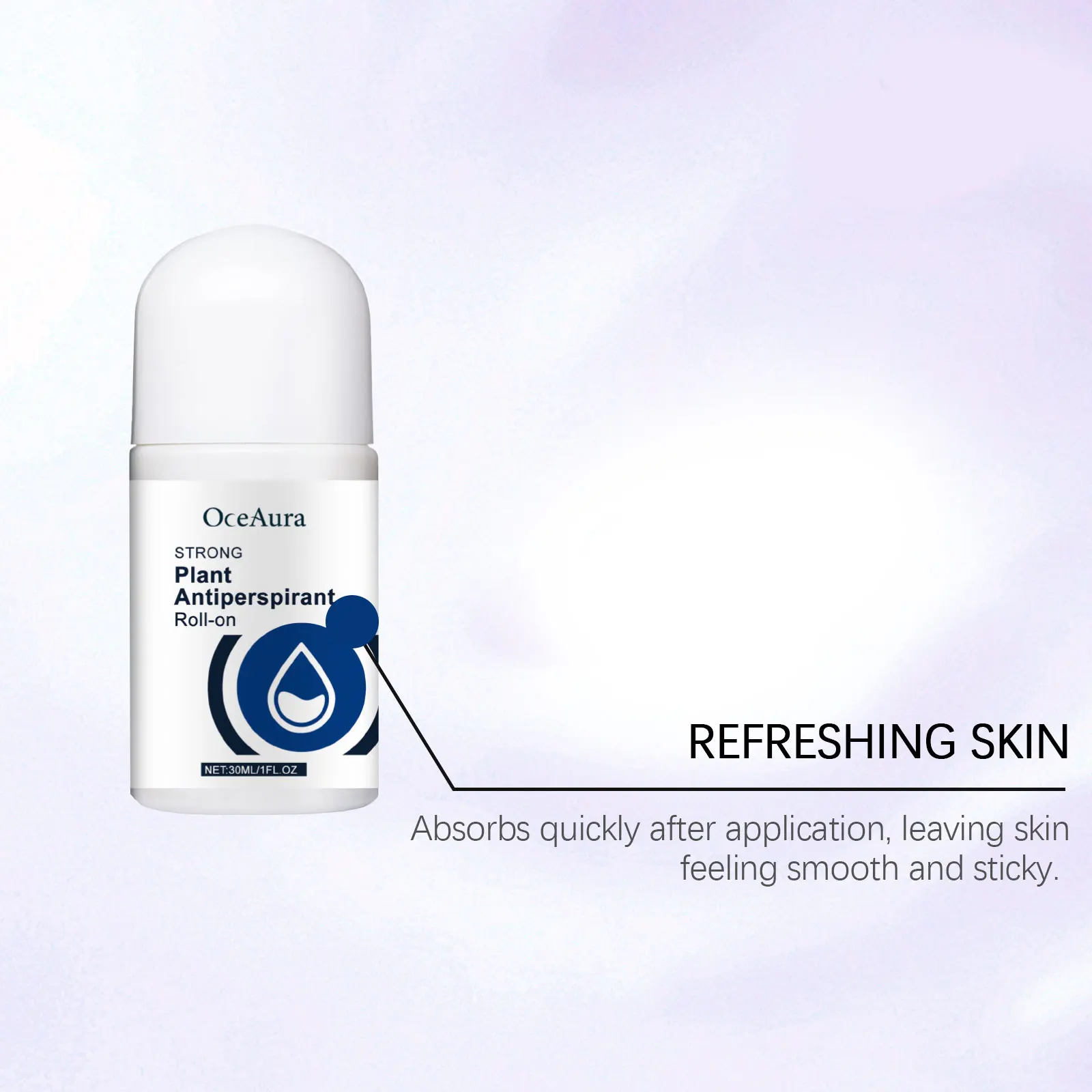 مضاد للتعرق، مزيل للرائحة، منعش، مريح، مقاوم للعرق، غير دهني، مرطب ومغذي، 30 مل #5