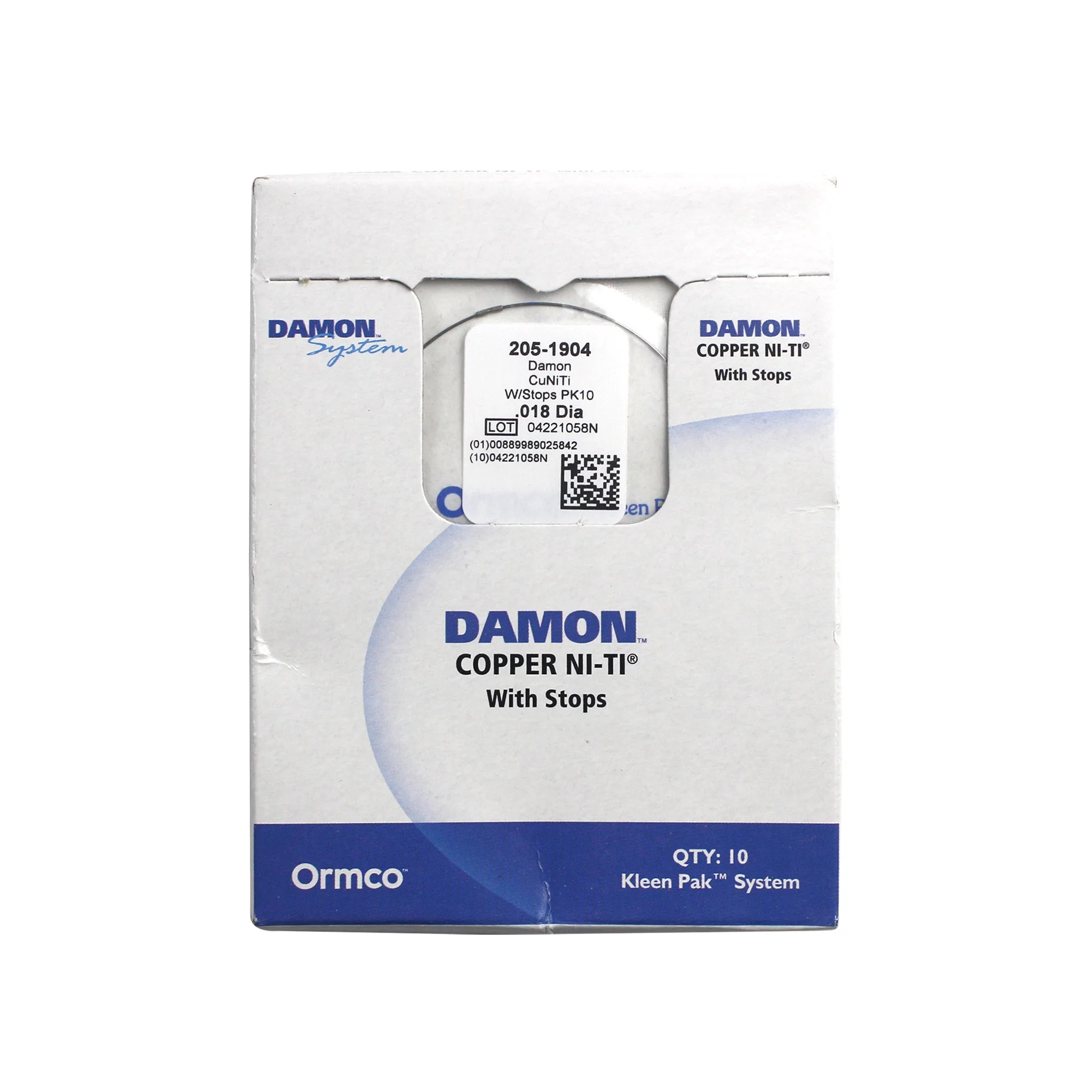 

Dental Correction Wire Ormco Damon CuNiTi Dental Orthodontic Arch Wires 013 014 016 018 With Stops Thermal Activation