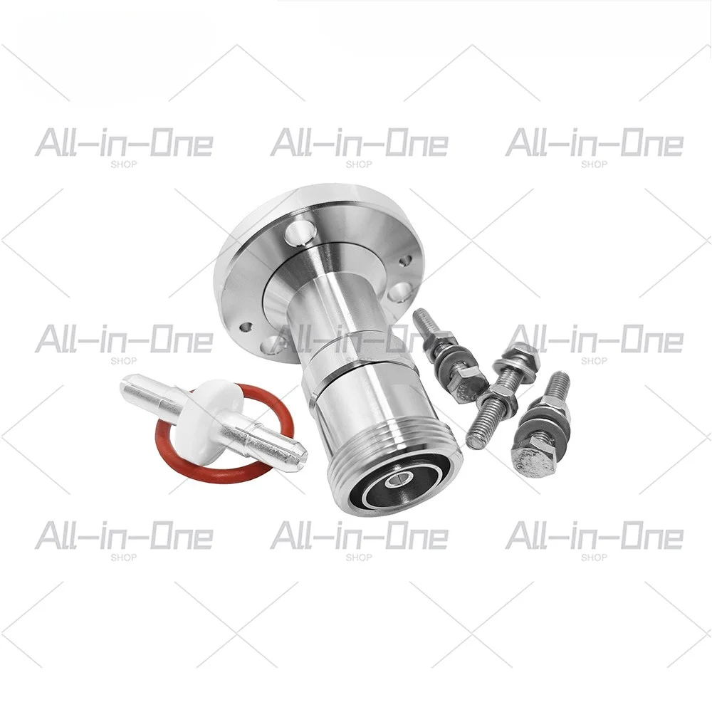 IF45/DIN-J Coaxial RF Adapter EIA 7/8 Flange to 7/16 DIN Male Connector for High Power Antenna Feeder System