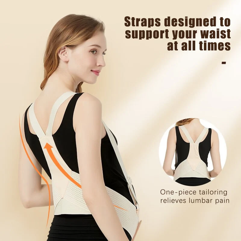 1 Pcs Prenatal Abdominal Support Belt For Pregnant Women Summer Breathable Support Belt Waist Support Belt Abdominal Belt