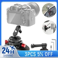 Neewer soporte de succión para cámara de 6 ""con brazo mágico de bola soporte de Metal para coche para cámara/teléfono, bomba de aire ventosa de vacío en el coche