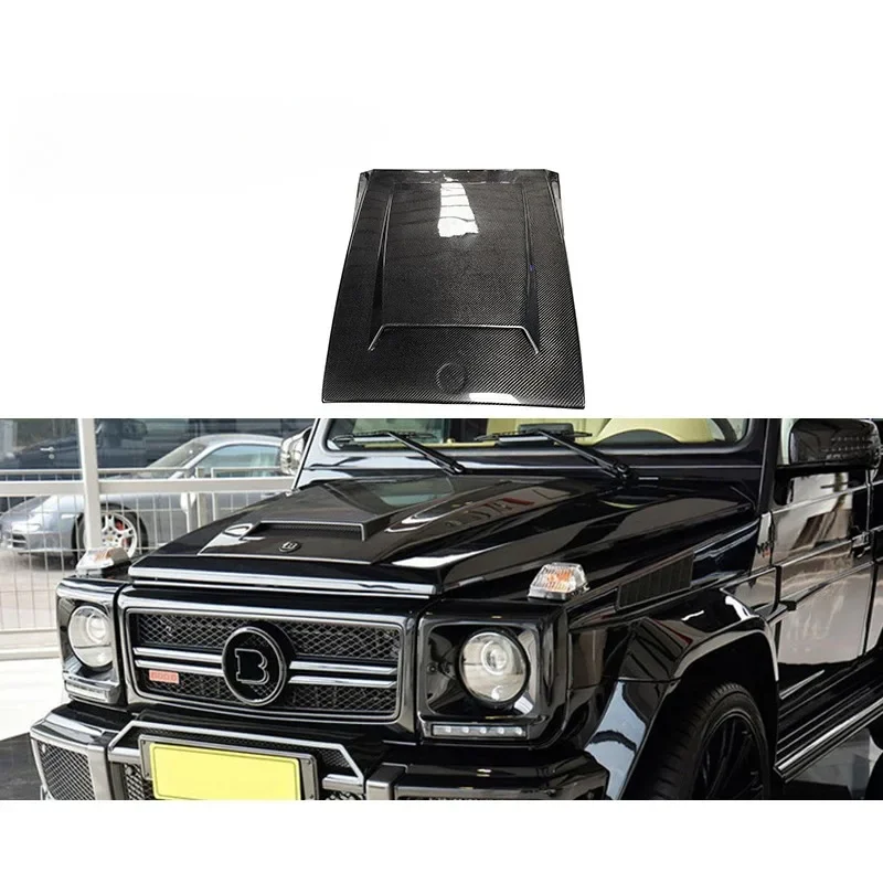 

New! For Mercedes Benz G-Class W463 G500 G55 G63 G65 Modified BS Carbon Fiber Hood Car Engine Hood Body Kits Trim Car Accessorie