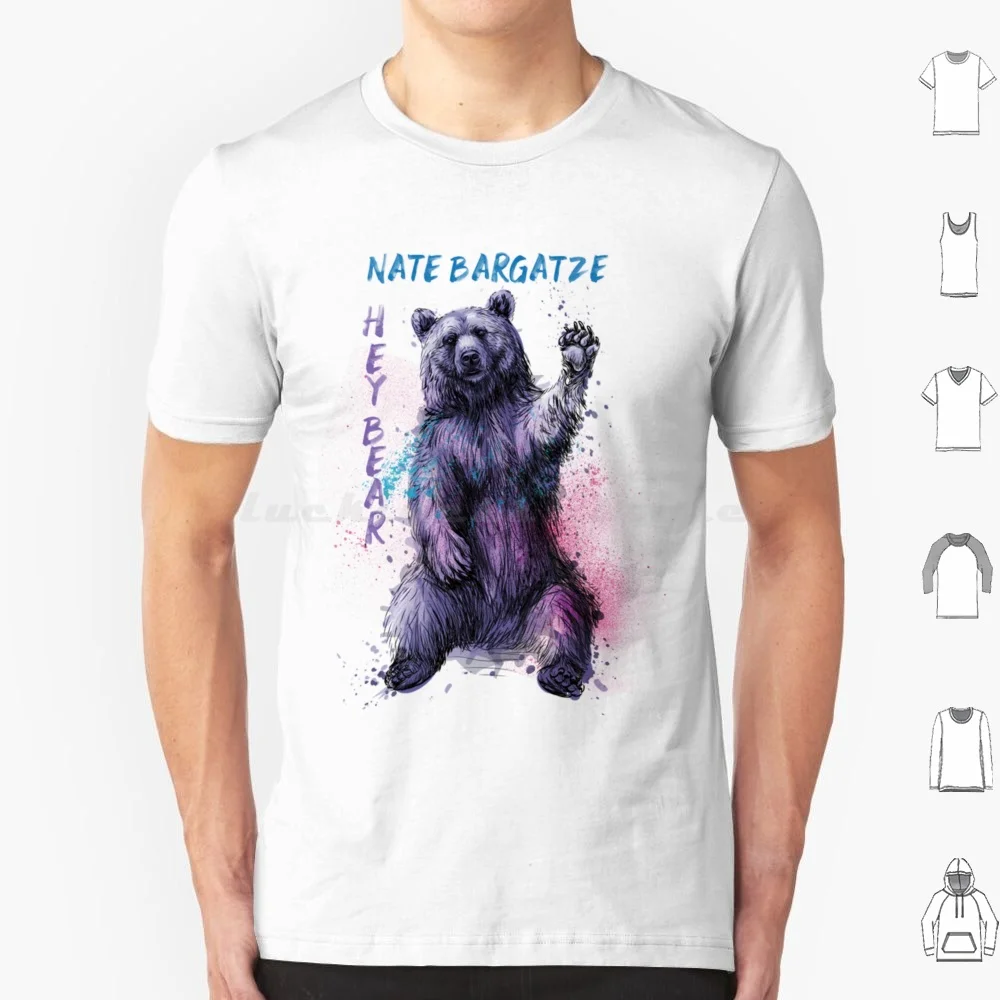 Hey , Bear! T Shirt Men Women Kids 6xl Nate Bargatze Saturday Night Live Weekend Update Books Quote Comedian Snl Monologue