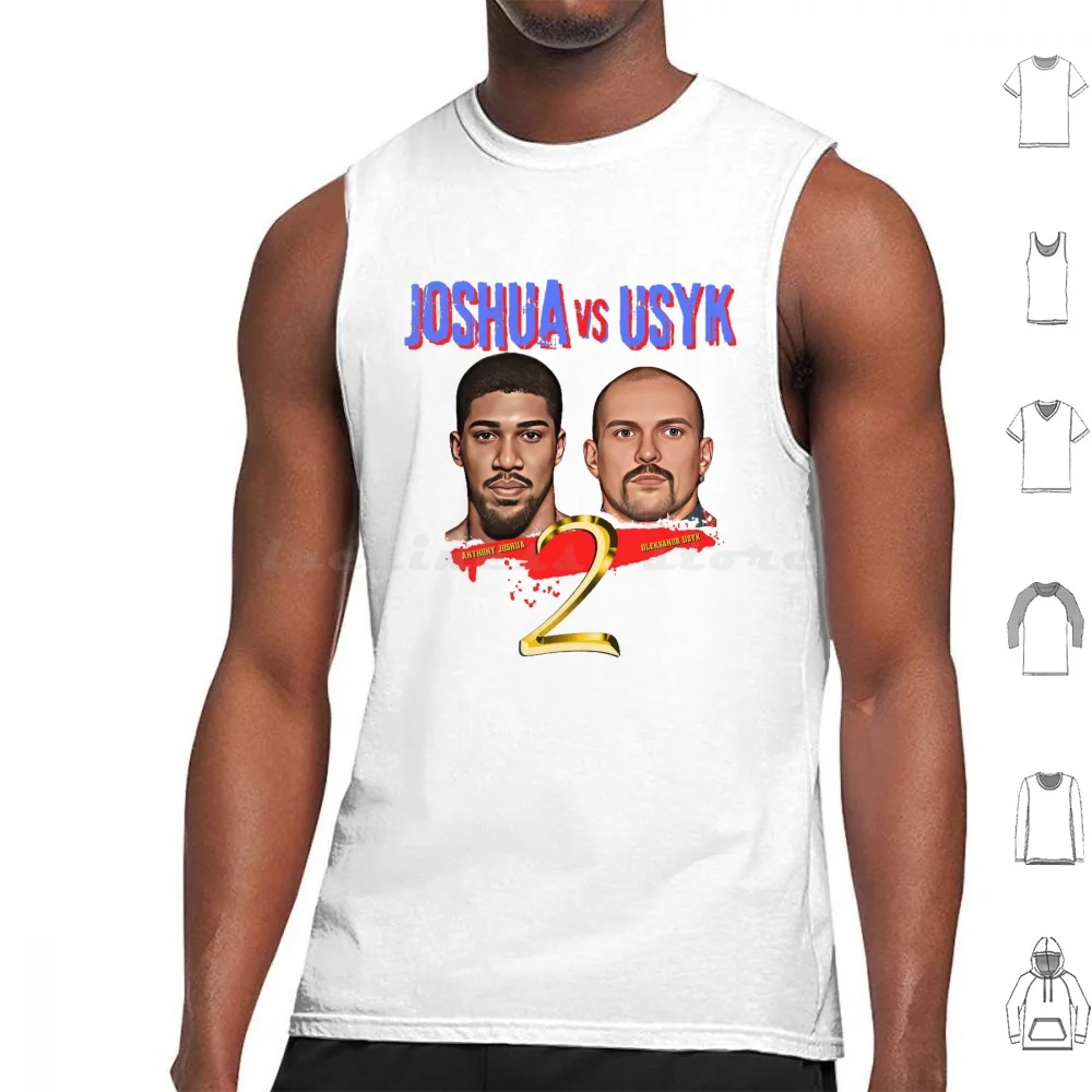 Joshua Vs Usyk 2 Tank Tops Print Cotton Joshua Vs Usyk 2 Oleksandr Usyk Oleksandr Usyk The Cat Ukrainian Ukrainian