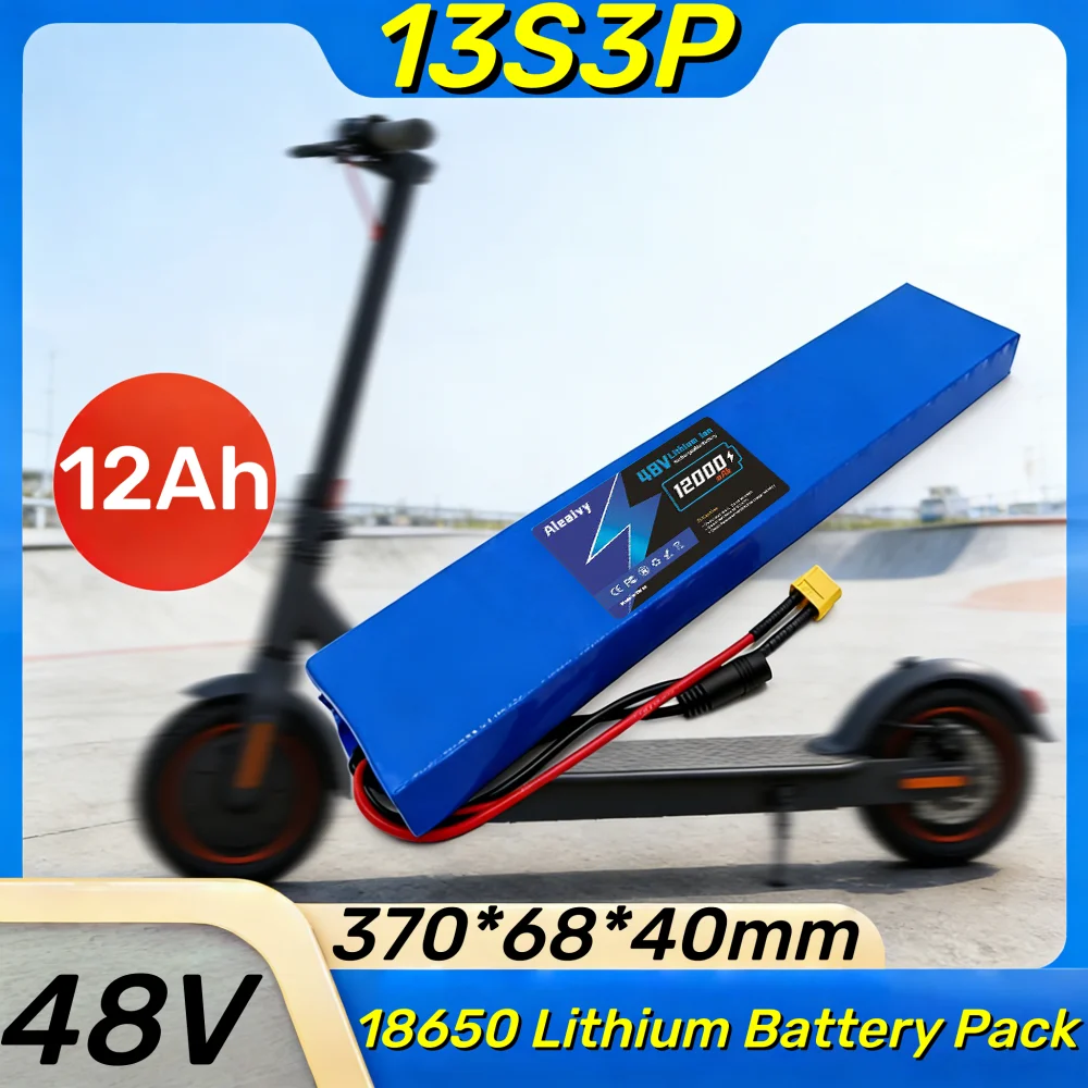 

13S3P 48V 12000mAh Electric Scooter Lithium Battery 18650 battery pack 48V 12Ah Electric Scooter Electric Scooter Battery 48v.