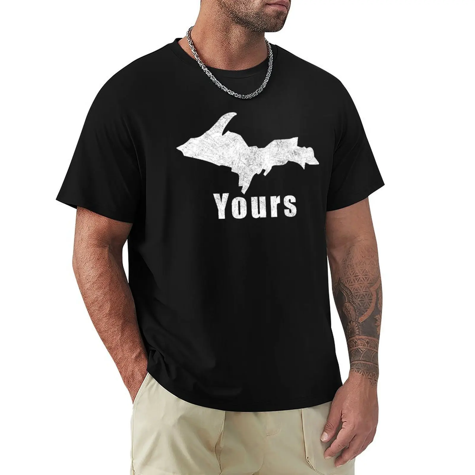 U.P. Yours Michigan Upper Peninsula T-Shirt All Weather Casual Short Sleeve