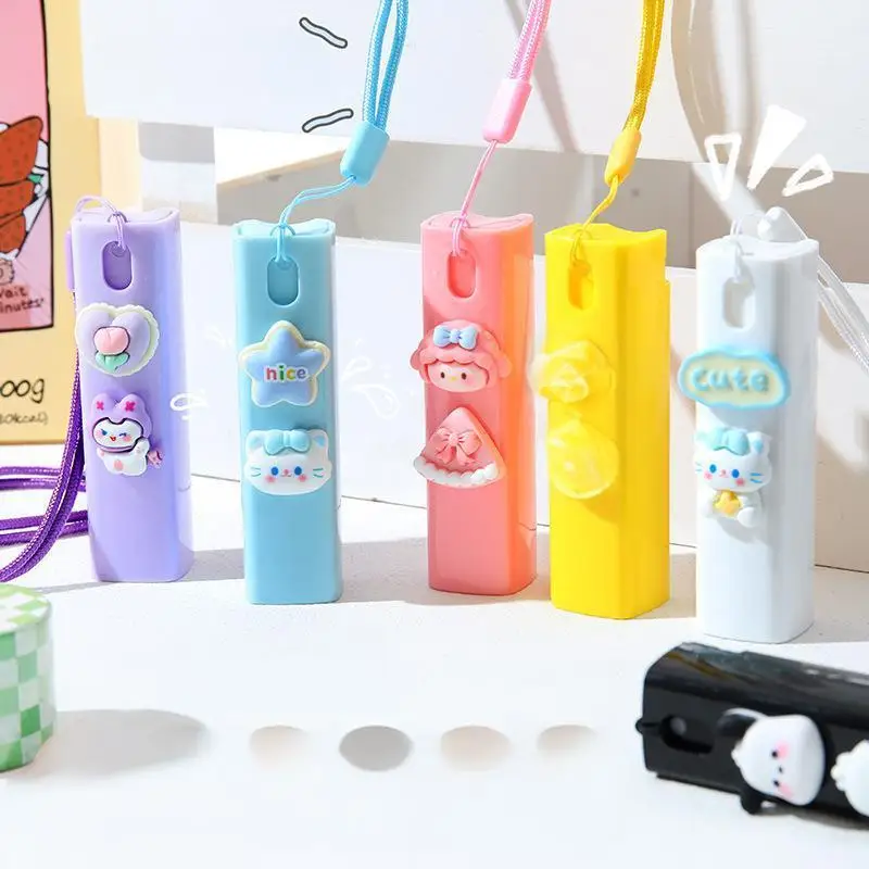 

Sanrio Spray Bottle Hellokitty Kuromi Japanese Girl Kawaii Portable Makeup Water Spray Bottle Korean Cute Doll Pendant Girl Gift