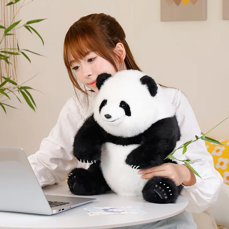 35cm Panda Throw Pillow Plush Toy Fine Materials Exquisite Shape Holiday Gift Send Friends And Family Birthday Present