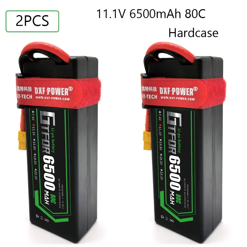 GTFDR 2PCS Lipo Battery 3S 11.1V 11.4V 8400mAh 8000mAh 7000mAh 7500mAh 5200mAh 50C 100C 110C 220C 130C 260C 140C 280C 60C 120C