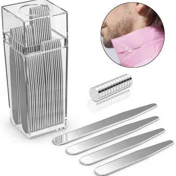 [4 paia] Rinforzi per collare in acciaio inossidabile con 8 ...