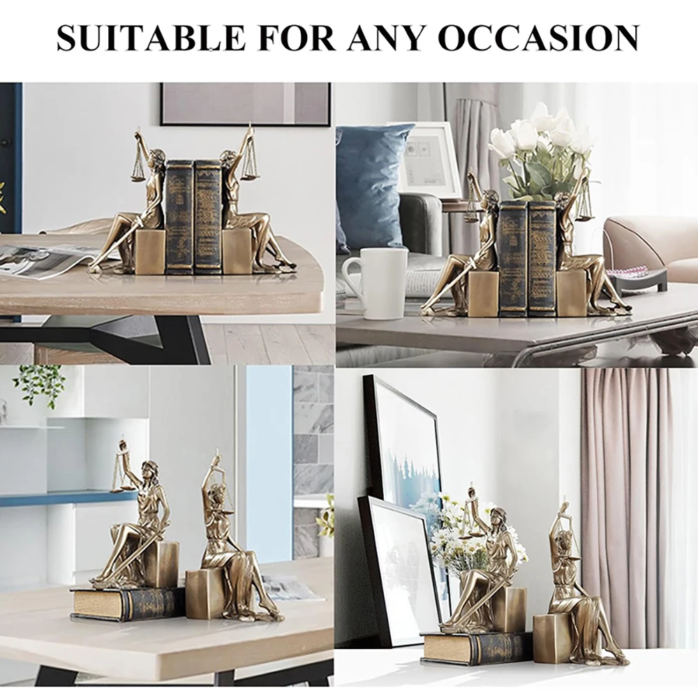 1 個樹脂女性正義像置物装飾ブックエンド家の装飾ローマの女神 - Model Kit Judge のレビューと価格