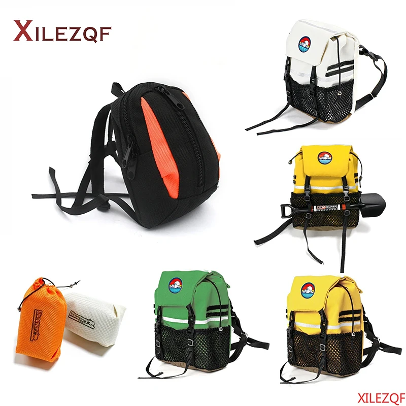 XILEZQF Miniature Decoration Scale Sports Travel Bag for 1/10 1/8 1/18 1/24 RC Crawler TRX4M SCX24 SCX10 AX24