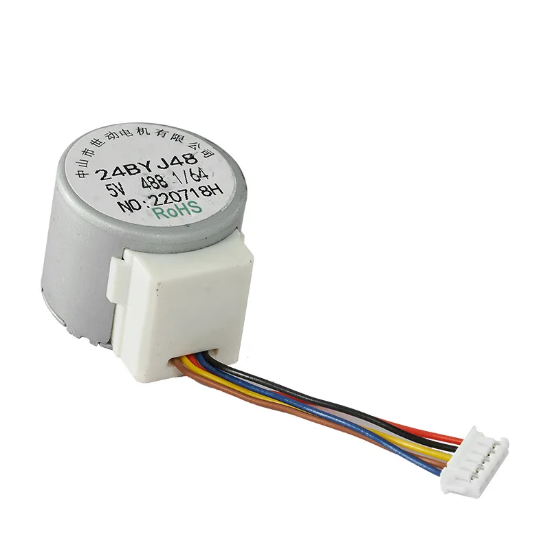 24BYJ48 محرك متدرج قوس السيارة مروحة المحرك 5 فولت السائر المغناطيس الدائم محرك معشق