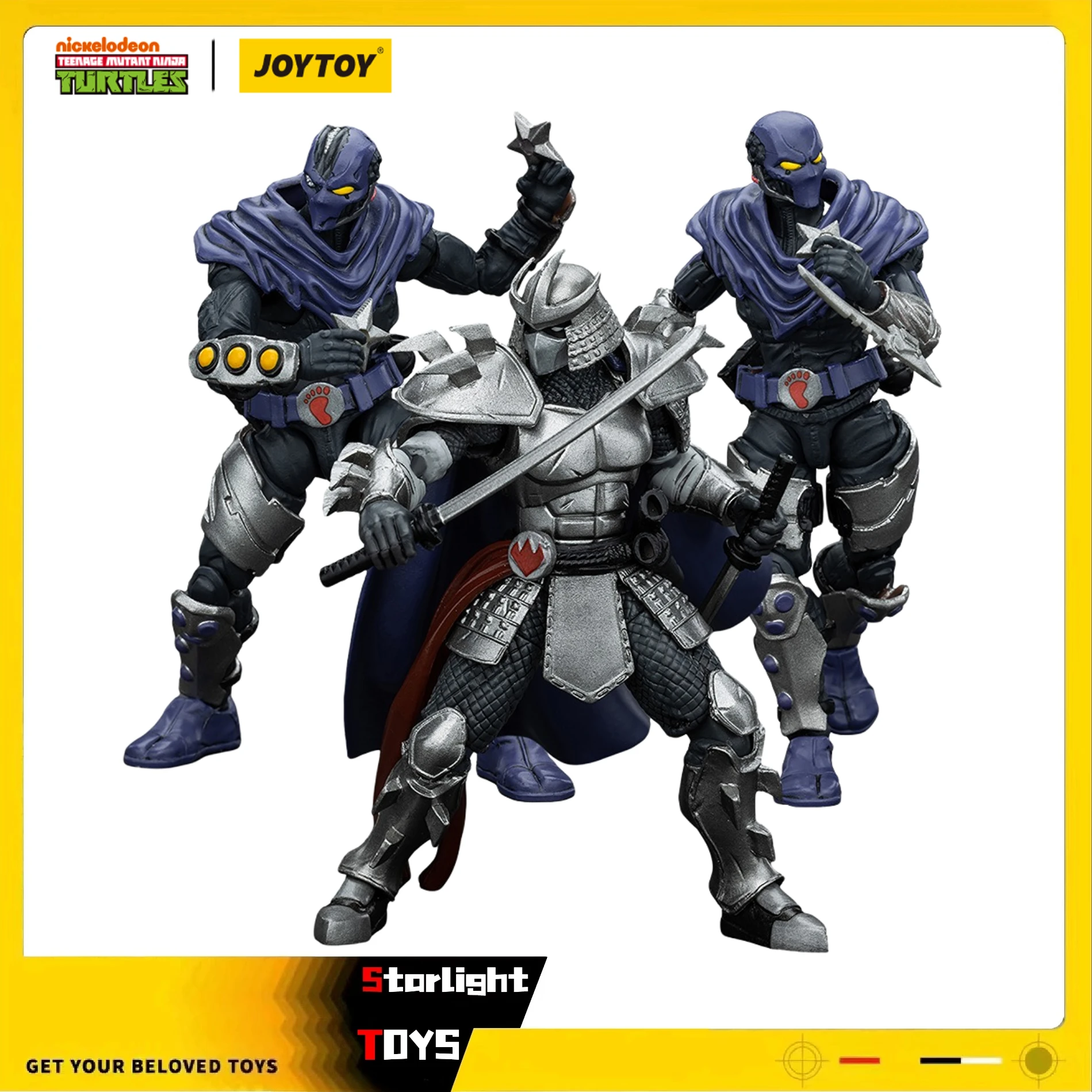 

JOYTOY 1/18 экшн-фигурка TMNT Shredder Foot Clan A/B модель игрушки подарки