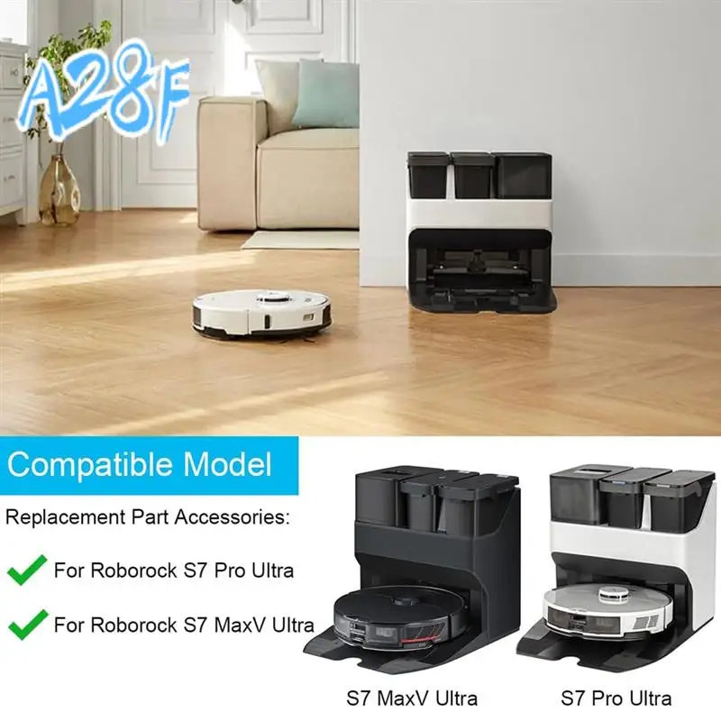 

A28F-основная боковая щетка, фильтрующие мешки, запасные части, как показано для Xiaomi Roborock S7 Pro Ultra/S7 Maxv Ultra/S7 Maxv Vacuum Cl