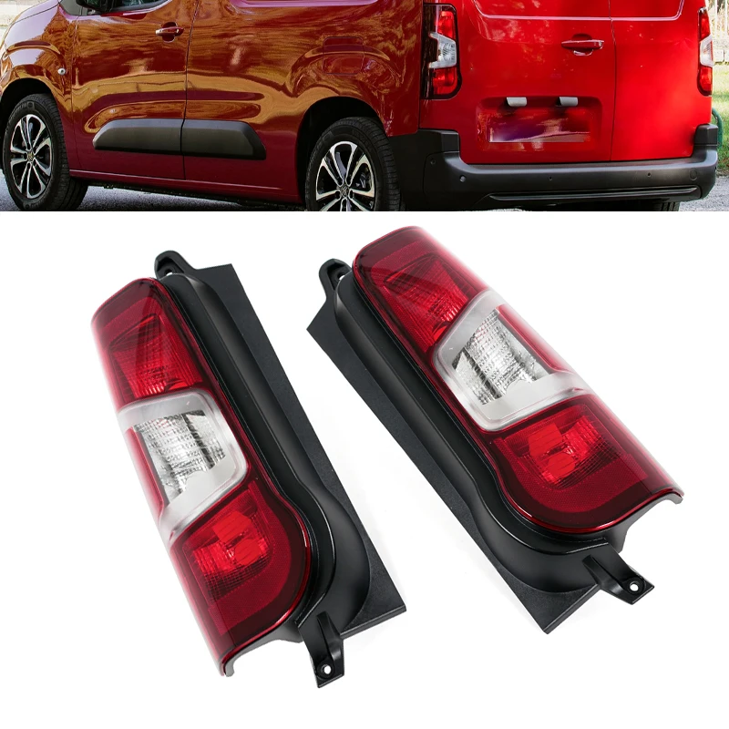 

Для Peugeot Partner Citroen Berlingo для Vauxhall Combo 2019-2024, задний фонарь автомобиля без лампы, задний фонарь 9820554880 9819235880
