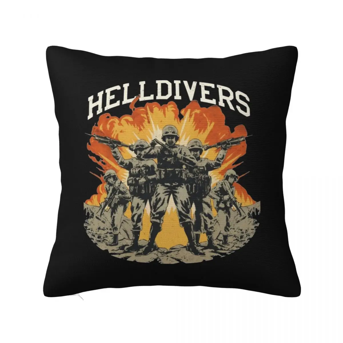 Helldivers Pillow Case Shooting Game Cushion Cover Fashion Polyester Decorative Throw Pillow Case Cover for Home 18