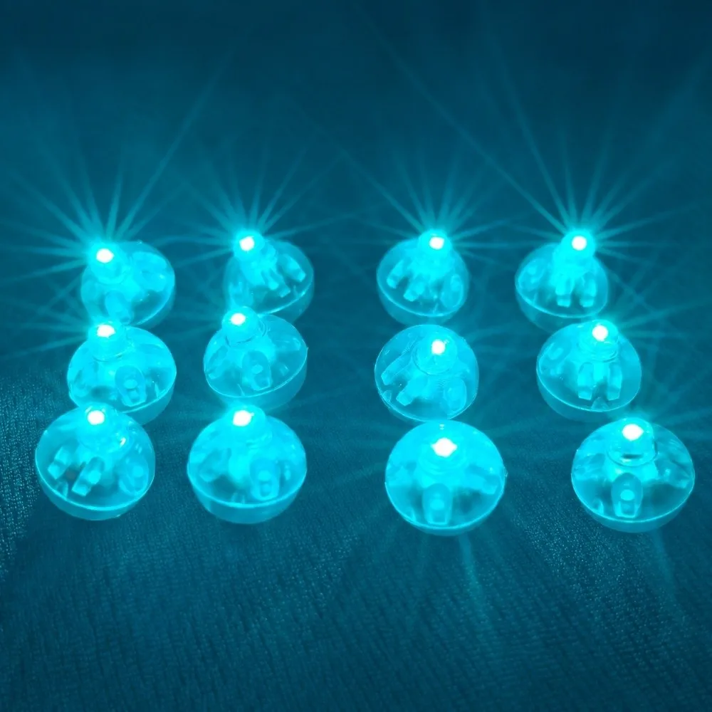 50Pcs New LED Flashing Balloon Light Mini Battery Powered Colorful Balloon Lamp Round Christmas Decoration Light Birthday Party view 2