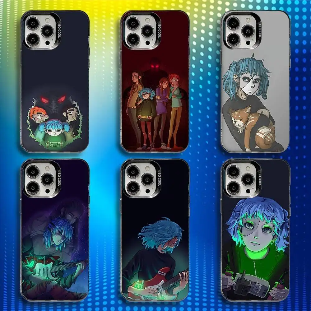 

Game S-Sally Face SF Phone Case For iPhone 17,16,15,14,13,12,X,8,Pro,Max,Plus,E,SE4,Air,Mini IMD Matte Black