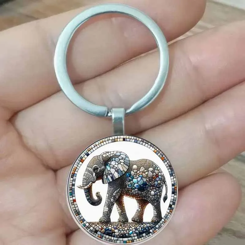 

Elegant Elephant Keychain - Fashionable Zinc Alloy, Perfect for Friends and Colleagues, Perfect for Classmates' Gatherings and H