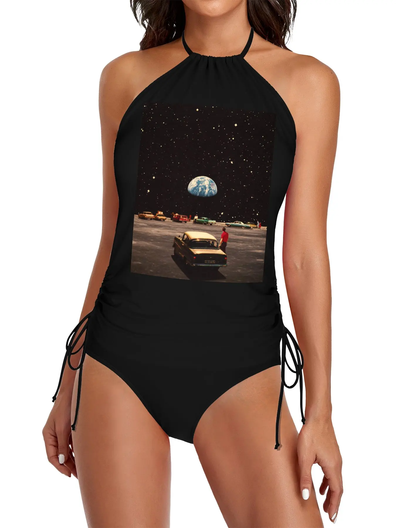 

Missing Home Split Swimsuit Set bikini costumes woman Women beach Summer women's dress