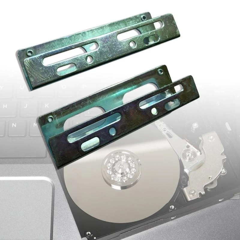 2pack HDDS 하드 드라이브 금속 장착 브래킷 어댑터, 3.5 인치 5.25in으로 변환