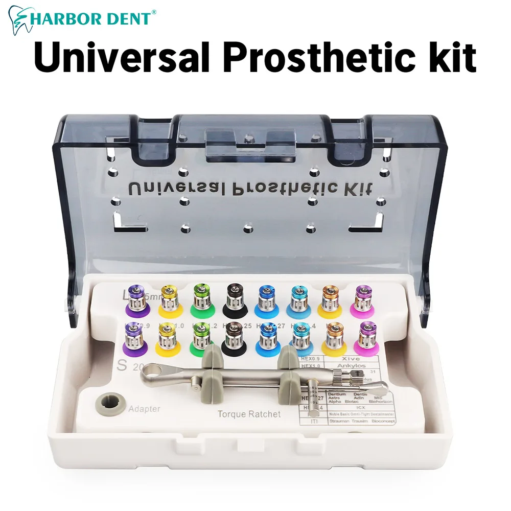 زراعة الأسنان مفك مسامير ملون طبيب الأسنان مفتاح العزم أدوات مفك البراغي عدة أدوات طب الأسنان #1