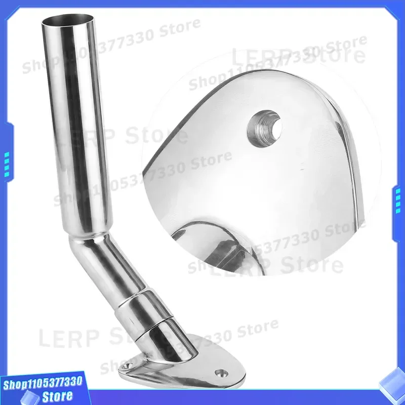 Heavy Duty 316 Stainless Steel Fishing Rod Holder Split Leg Design Marine Hardware Yacht Accessories Boat Fishing Gear