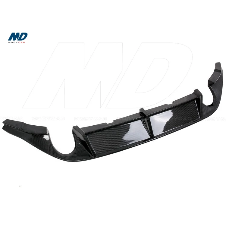 

Revozport Razor 7 Style Carbon Fiber Rear Diffuser for 2014-2016 Vw Golf 7 Gti