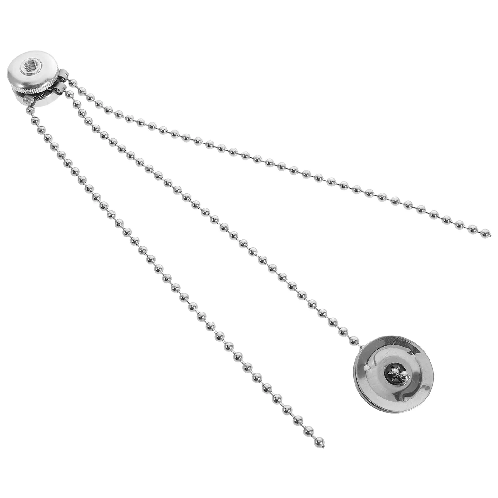 Drum Cymbal Chain Flexible Metal Bead Jingle Strap Quick Install Sustain Enhancer Lightweight Wear Resistant Stage Studio Drum