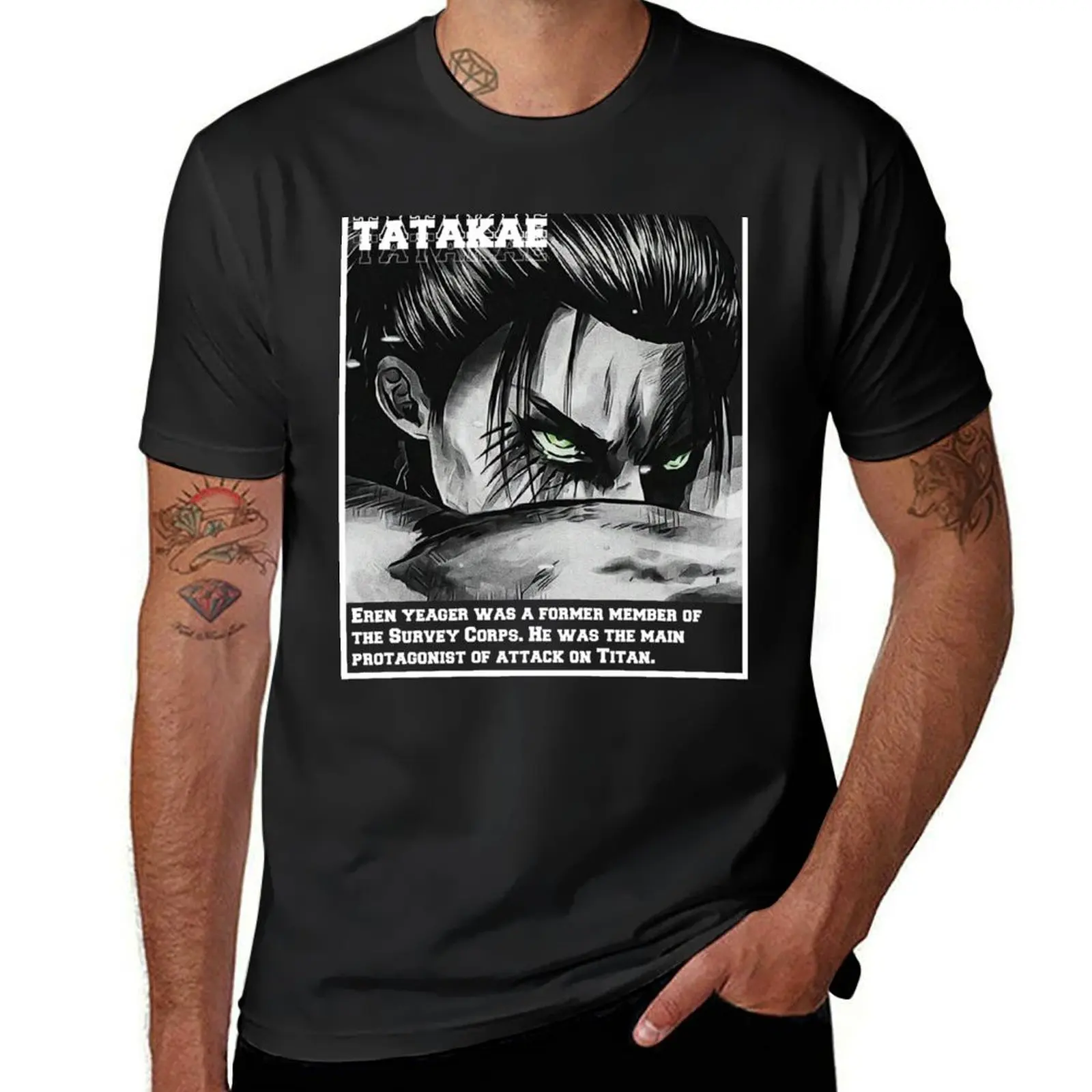 TATAKAE TATAKAE TATAKAE T-Shirt heavyweights cute clothes customizeds tees sweat shirts, men