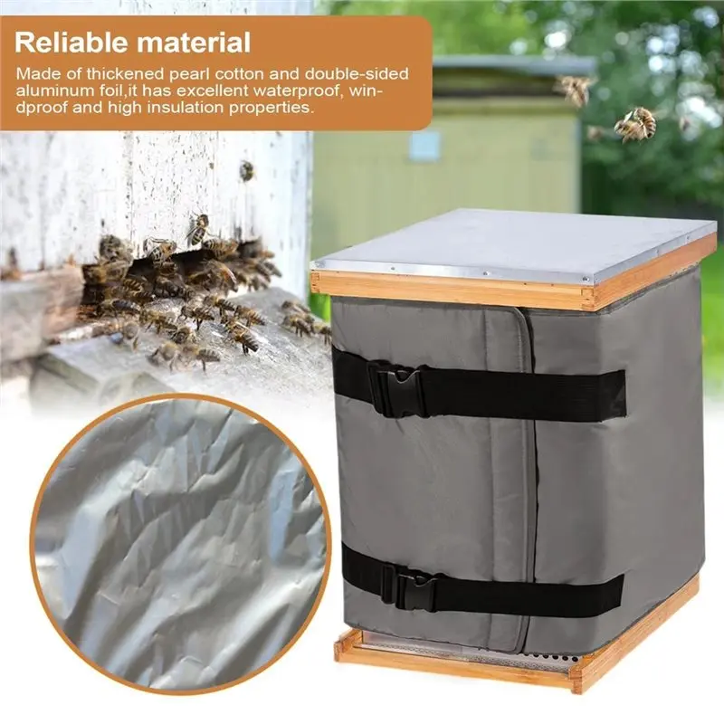PZHI Winter Bee Hive Wrap Waterproof Beehive Protection Cover Warm Insulation for Outdoor Beekeeping Supplies