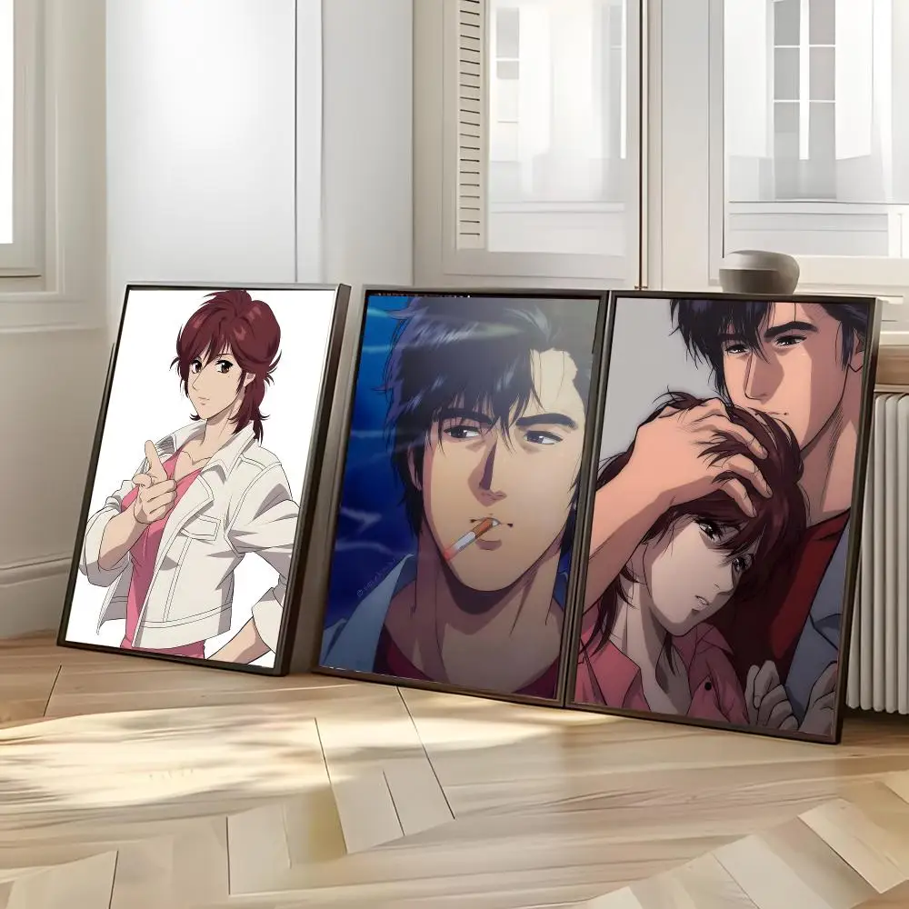 Anime Manga City Hunter Poster Distinct Home Decor Concepts Chic Indoor Art Pieces