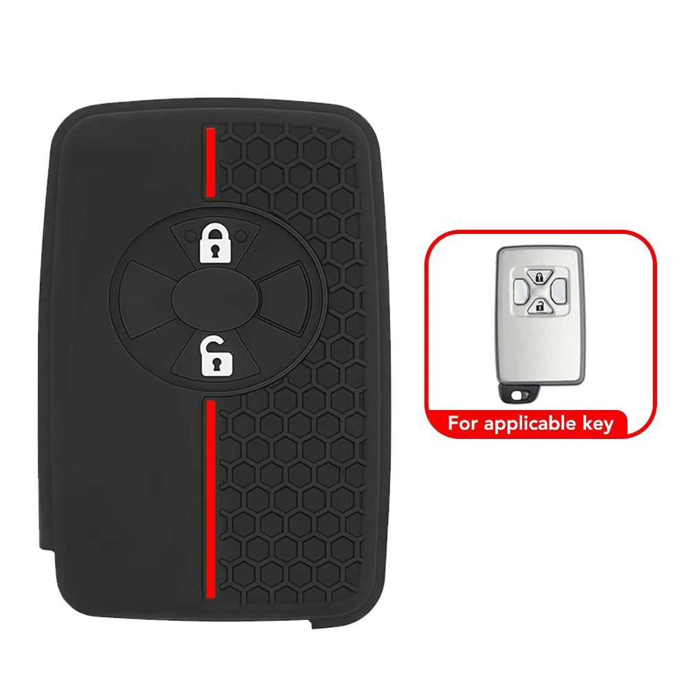 Silicone Car key Cover Case Skin Protector for Toyota Noah Tarago Mark X Yaris Estima RAV4 Voxy Corolla