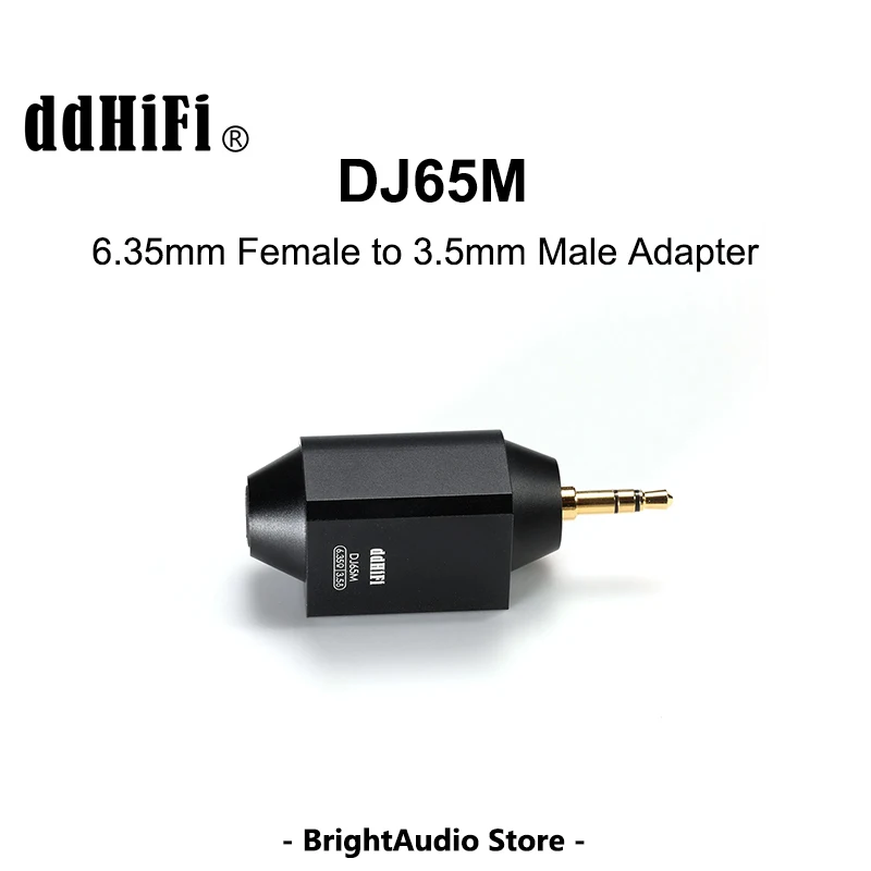 DD ddHiFi DJ65M 6.35mm Female to 3.5mm Male Adapter Converting 6.35mm Headphones to 3.5mm Devices audirect