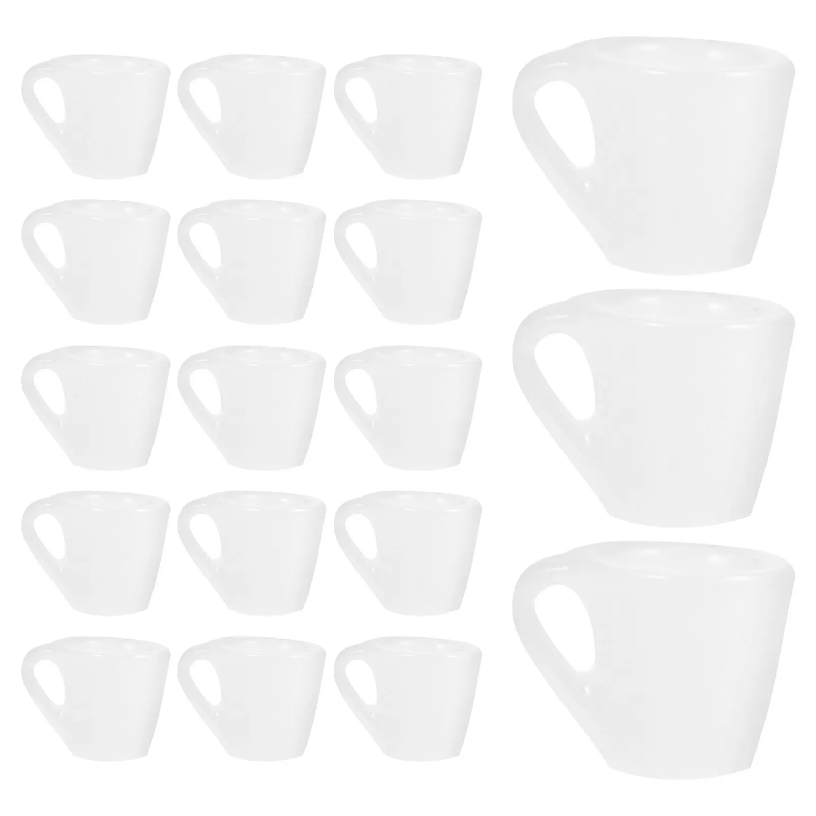 

20Pcs Miniature Coffee Mugs Realistic Compact Mini House Accessories for Kids Pretend Play Mini Tea Cups Miniature Cup Decor