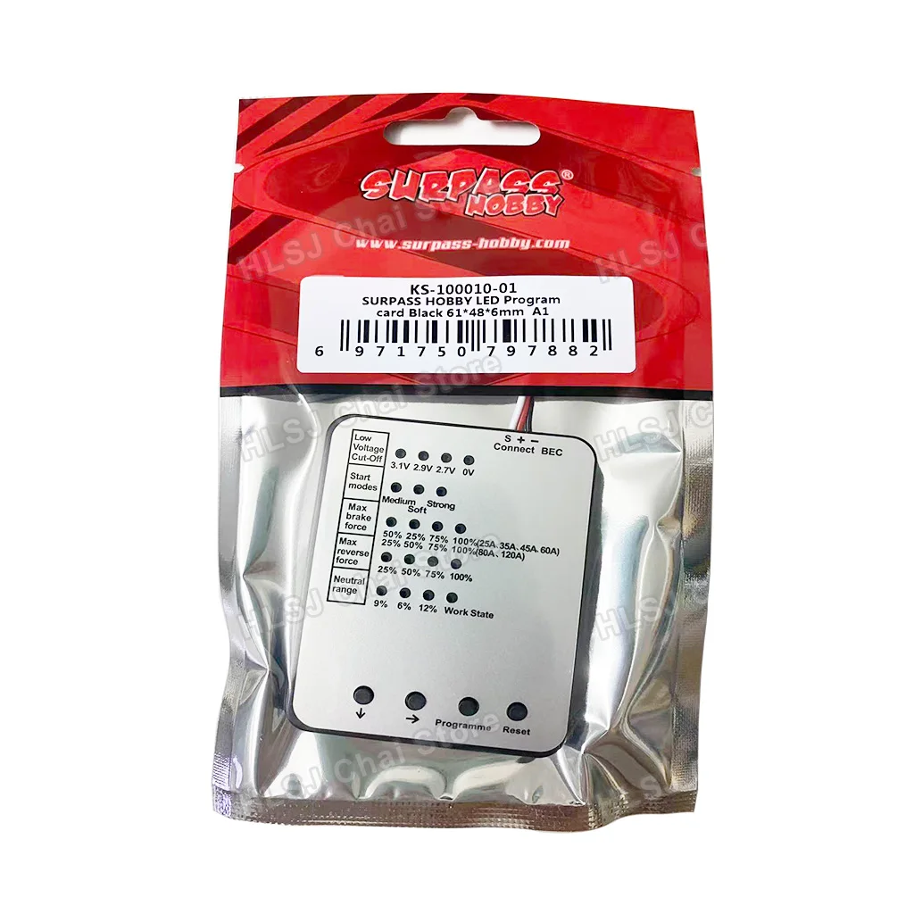 KIMISS Surpass Hobby A1 – Carte De Programmation ESC Pour RC Car – LED Version – Accessoire Brushless