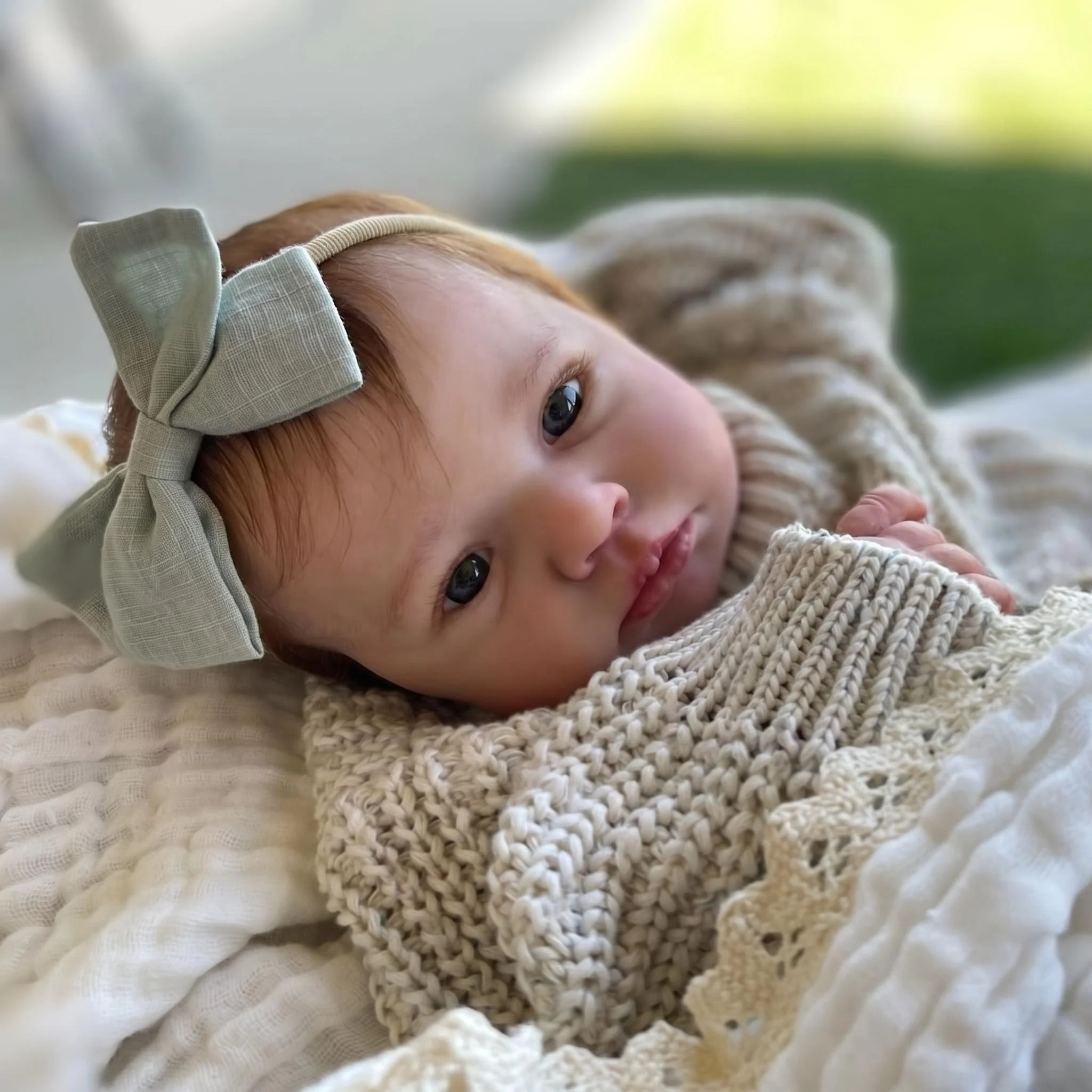 19inch Lifelike Reborn Collectible Doll Loulou Awak with 2 Version Body NPK 3D Skin Painting Multiple Layers Visible Veins