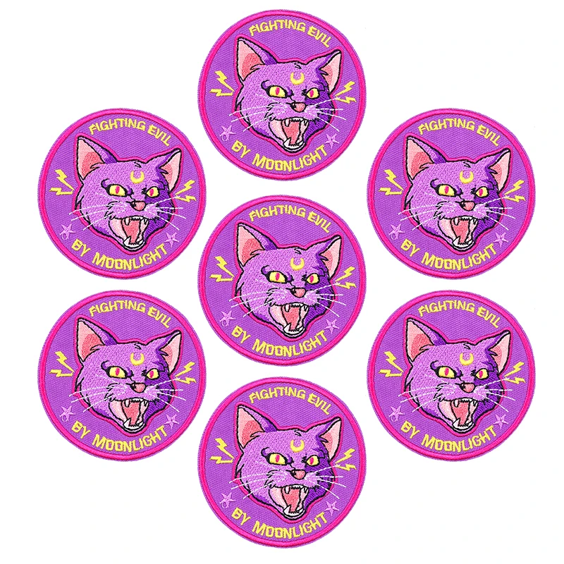10 pcs/lot Wholesale Cartoon Mole Patch Iron On Patches For Clothing Thermoadhesive Patches On Clothes Animal Embroidery Patch