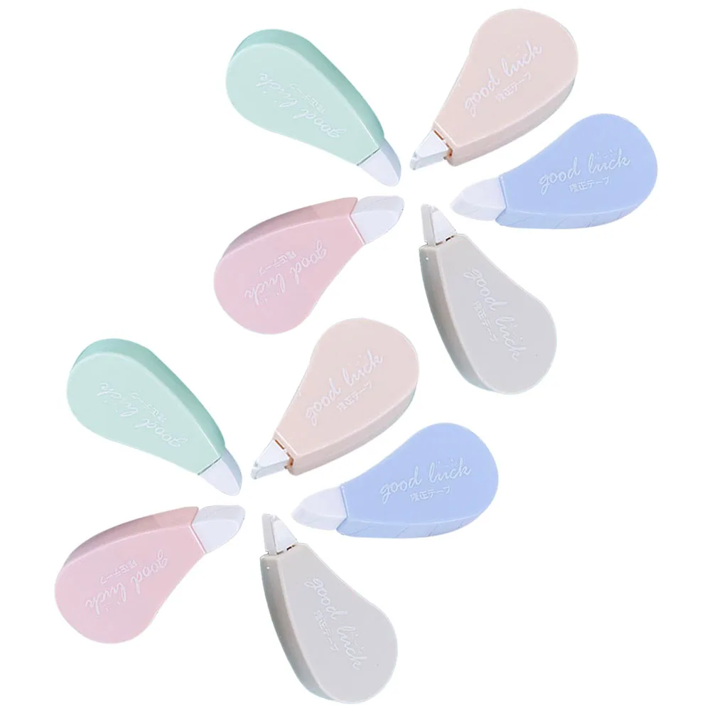 

10pcs Correction Tape High Capacity Tape School Supplies Smooth Writing Mini Eraser Practical Durability Student