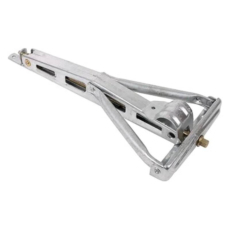 2Pcs Trailer Stabilizer Jack, 520mm Galvanised Steel C-Style Support Legs with Hand Crank, Caravan Parking Feet for RV Motorhome