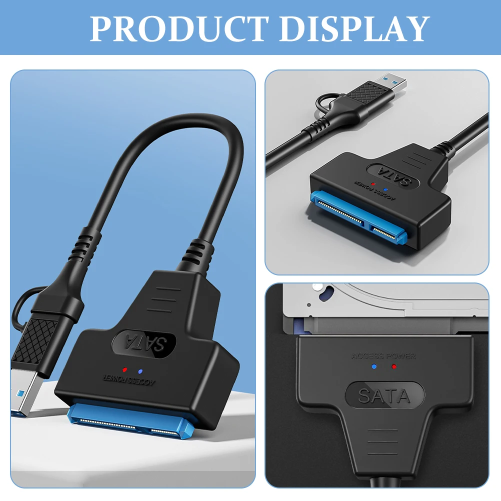 

Type-C To Cable Usb 3.0 Converter High Speed Durable Mobile Hard Disk Connect Cable Plug Play No Driver Required For