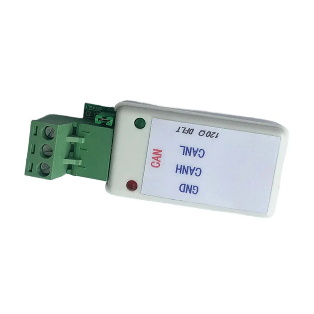 USB to For CAN Adapter with ABS Housing Size 8x5x5cm White Green Colors for Industrial For CAN Bus Applications