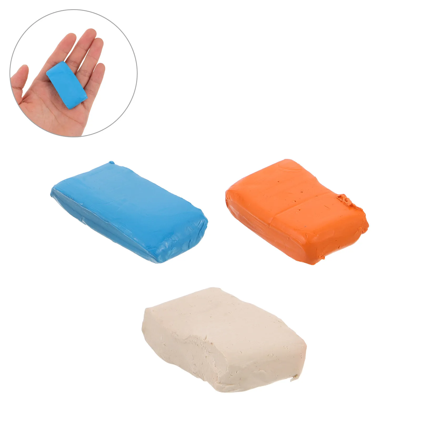 

Набор из 3 шт. абразивных наконечников для чистки ногтей, глина для маникюра, неабразивная чистящая смесь для салонов и домашнего использования, для мастеров маникюра