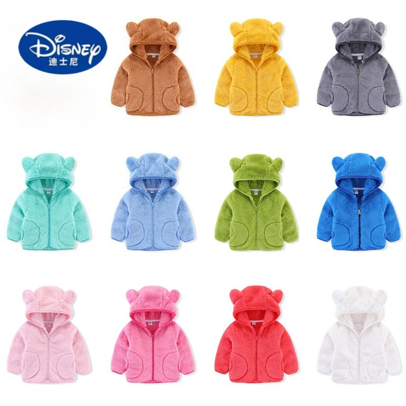 

Disney Kids' 2025 Candy Color Coral Fleece Jacket | Spring Fall Winter Top for Boys & Girls Ages 2-8, Soft Cozy Outerwear