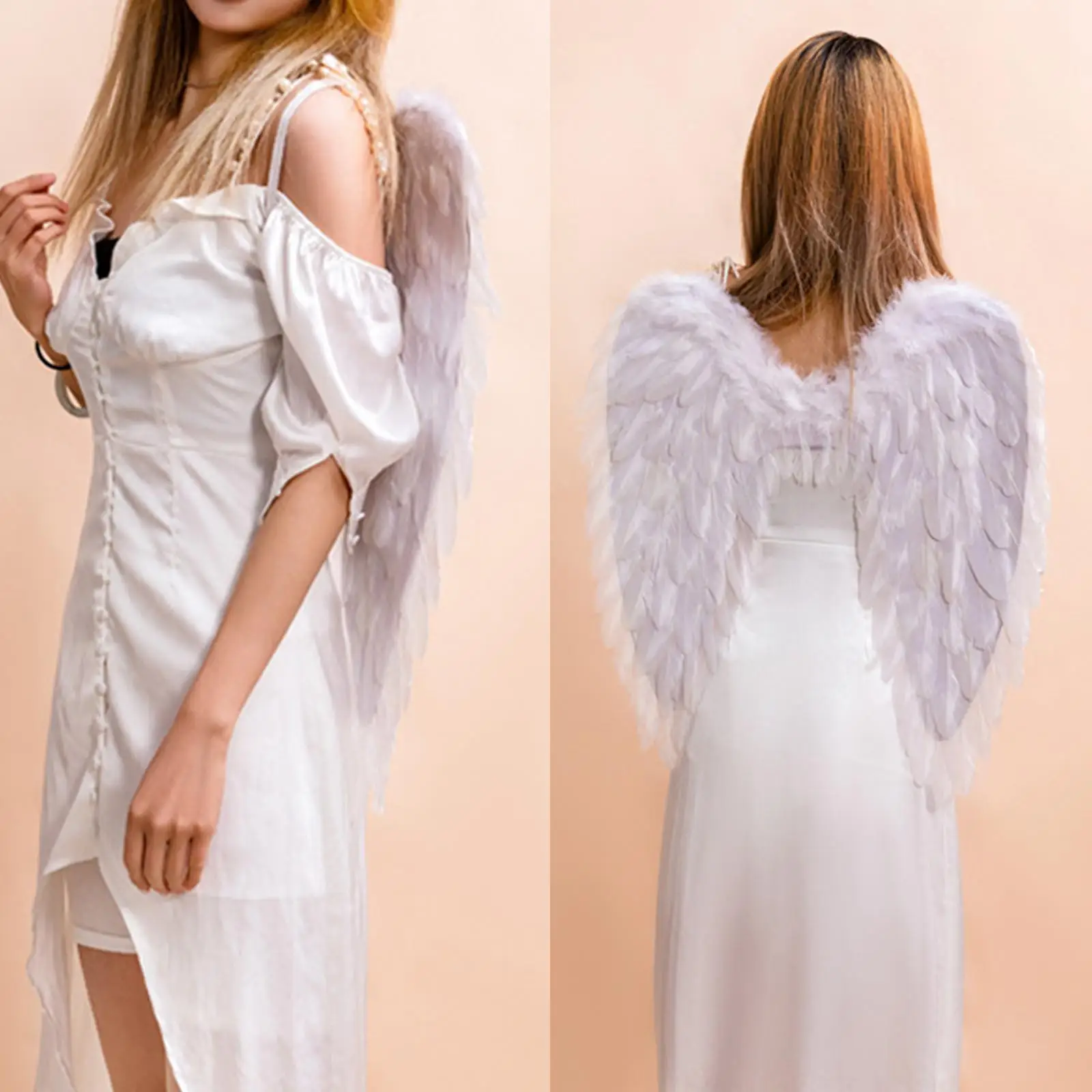 3D Feather Angel Wing Props Angel Wing Cosplay Christmas Party Decoration